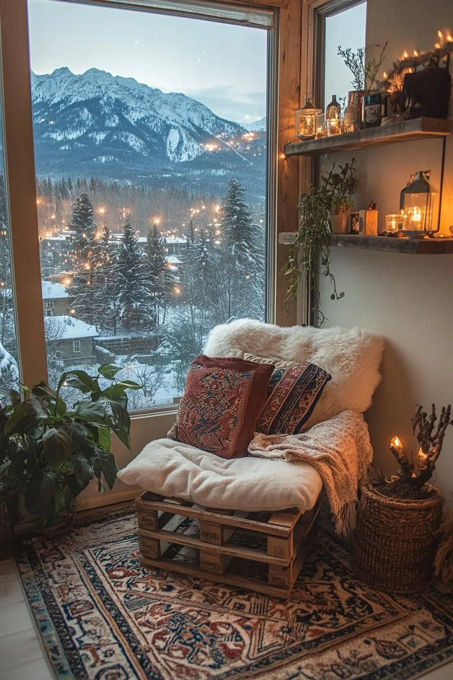 A Charming Corner for Mountains and Manuscripts