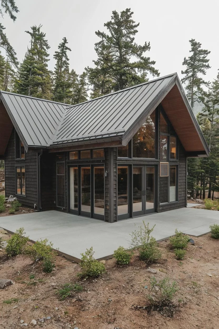 Pointed Cabin Escape Among the Pines