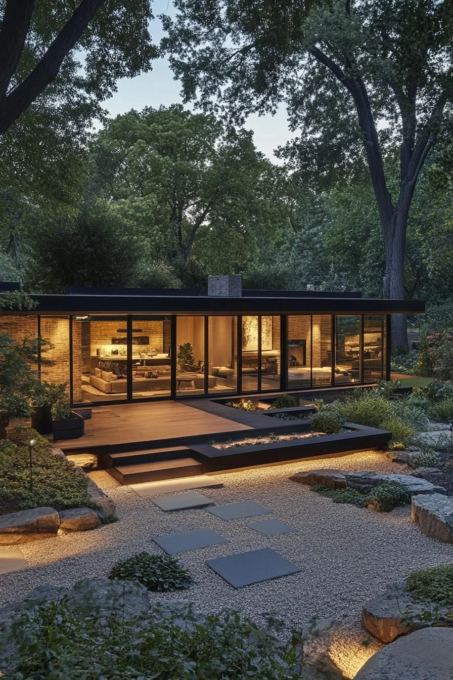 Mid-Century Home in the Forest