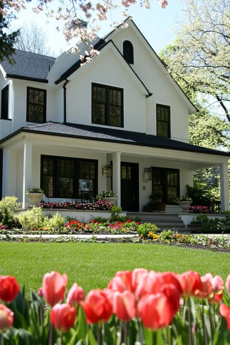 An Oasis-Like White Cottage Retreat