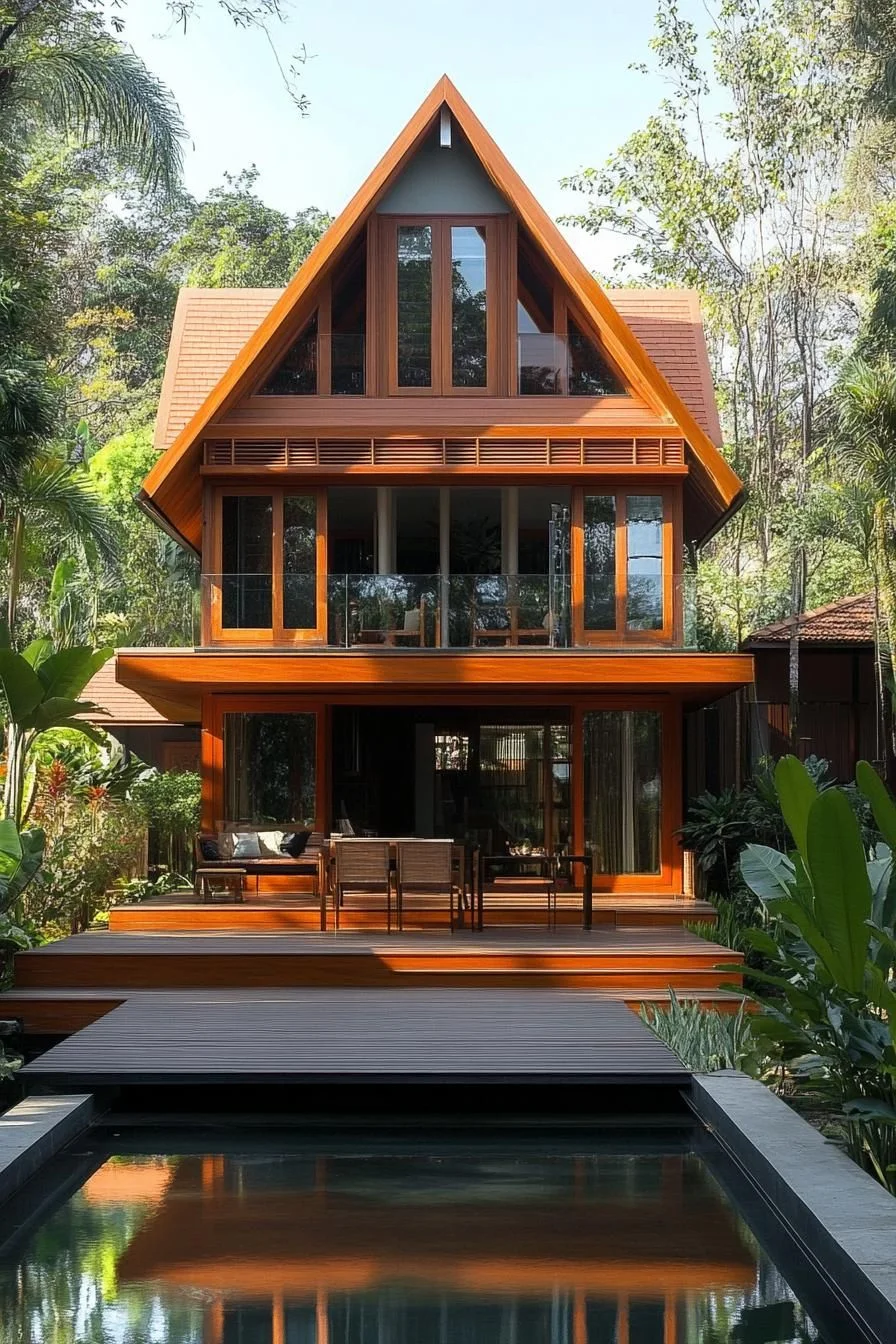 An A-Frame Thai Retreat in the Woods