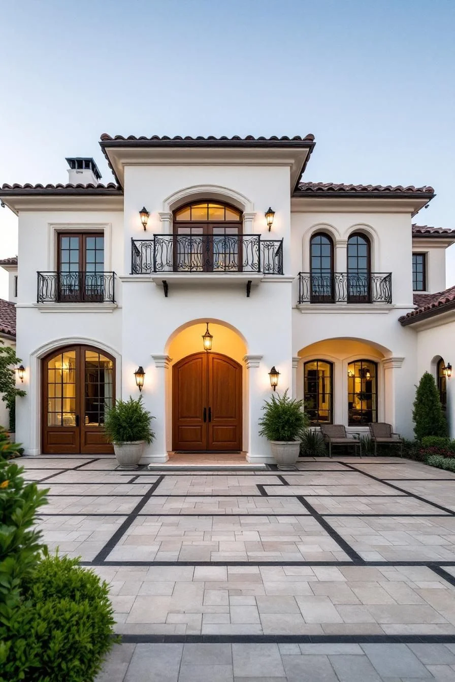 A Chic Villa Bathed in Sunset Light