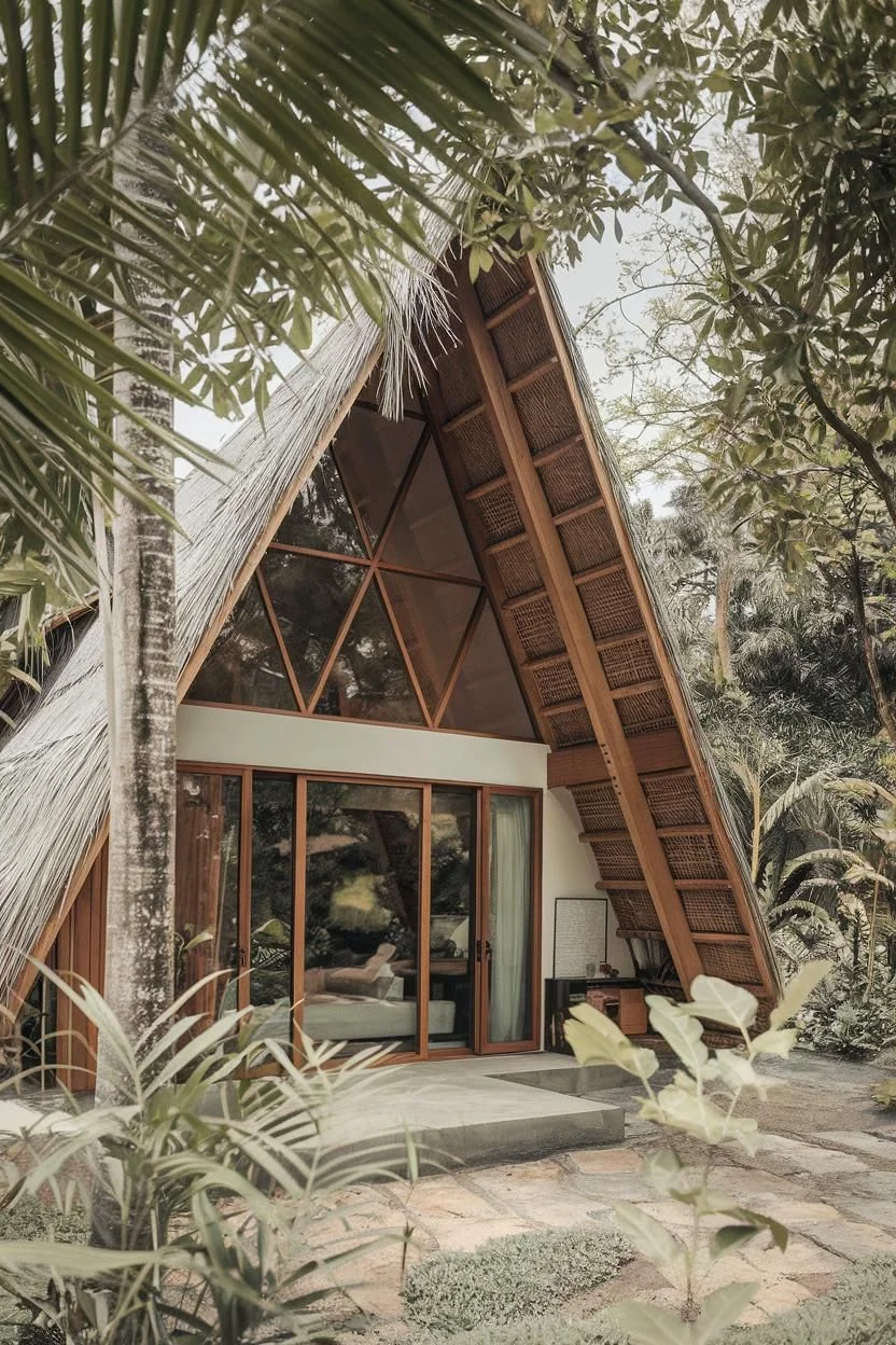 A Geometric Jungle Hideaway: Triangular Tropics