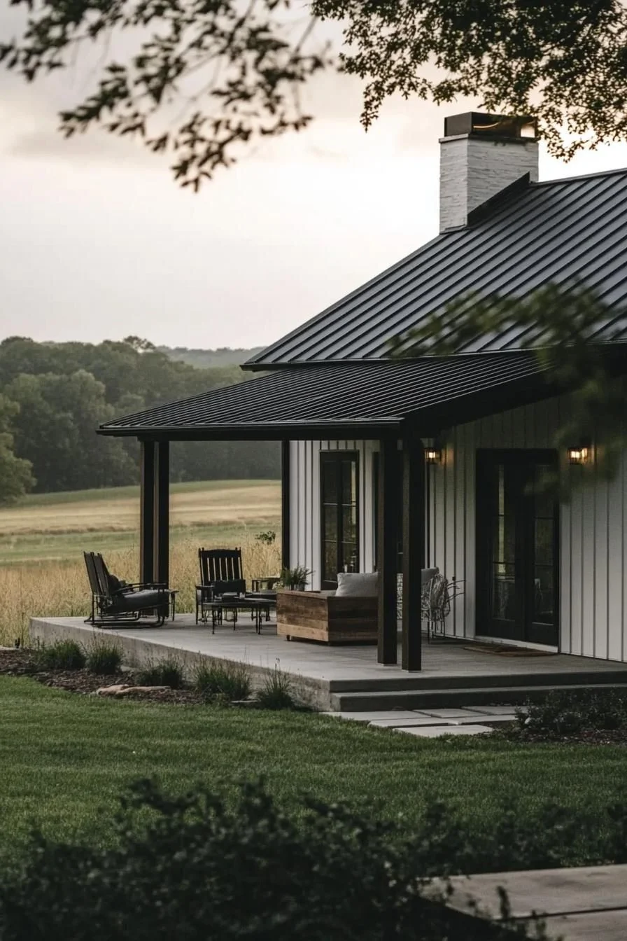 Metal Homes Set Among Green Landscapes