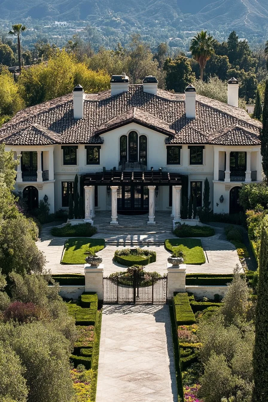 Extravagant Mansion amidst Lush Greenery