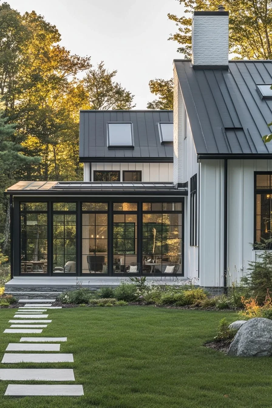 Sleek Meets Soothing in This Country Home
