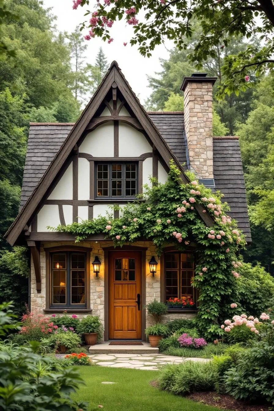 Timber-Clad Cottage in Bloom