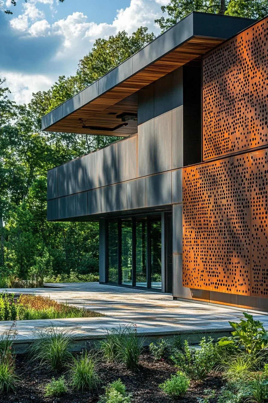 A Perforated Playhouse in Modern Form