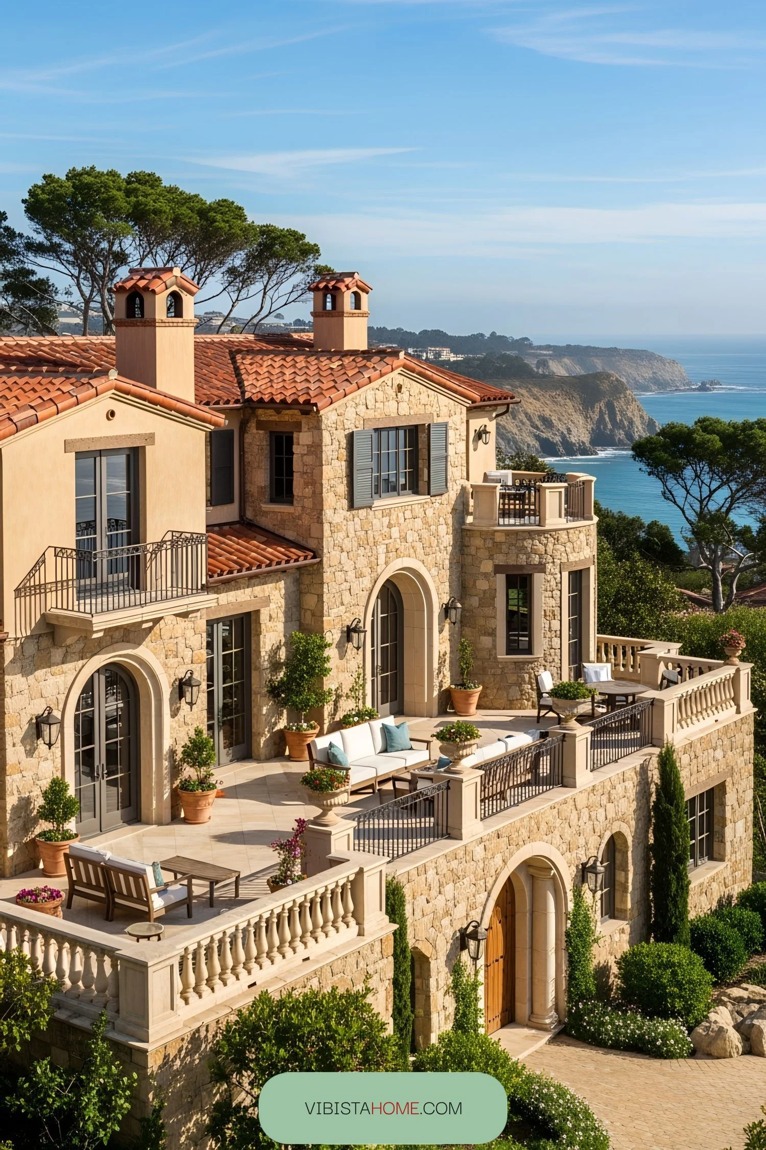 A Stone Cottage Facing the Ocean
