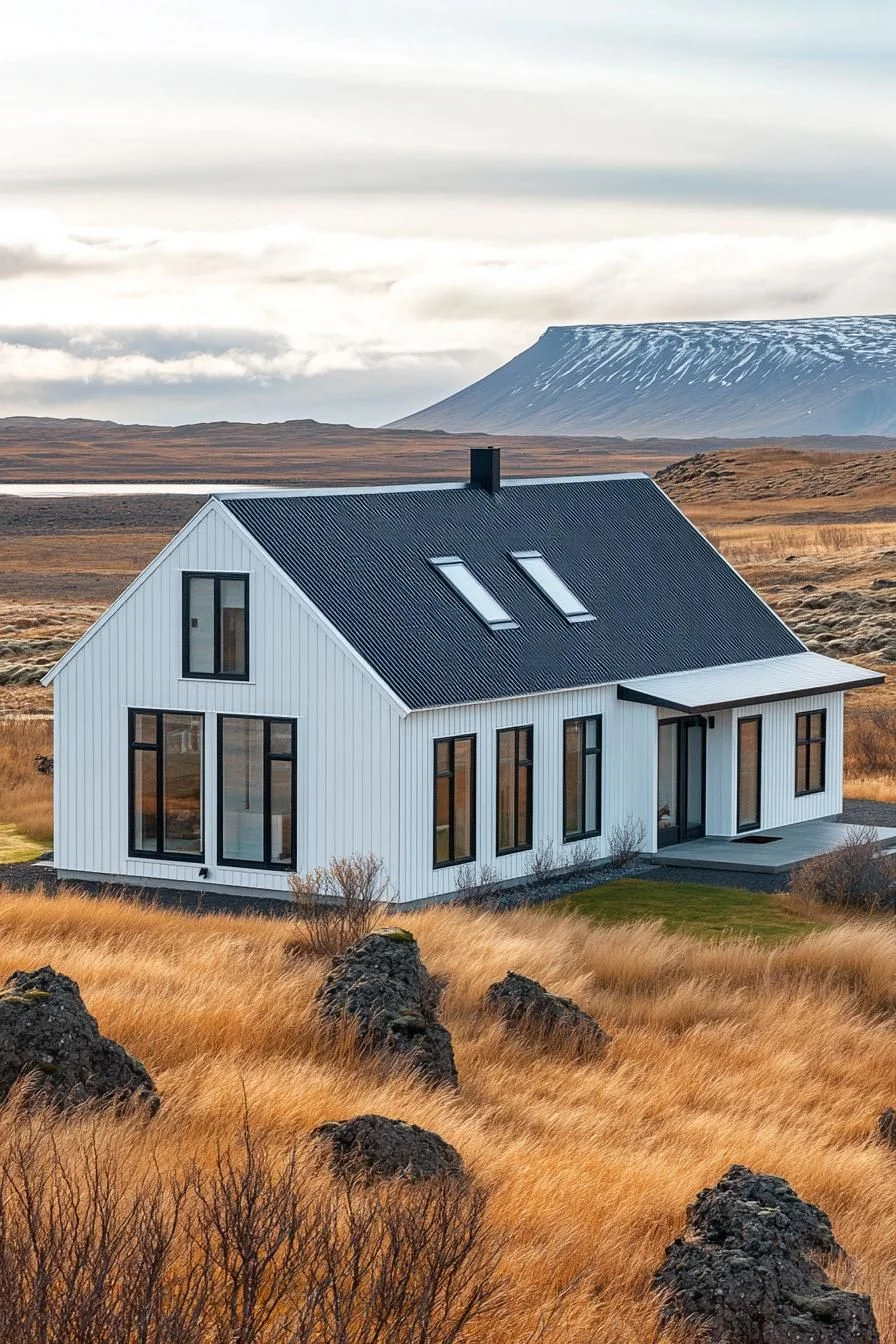 A Modern House Set in the Countryside