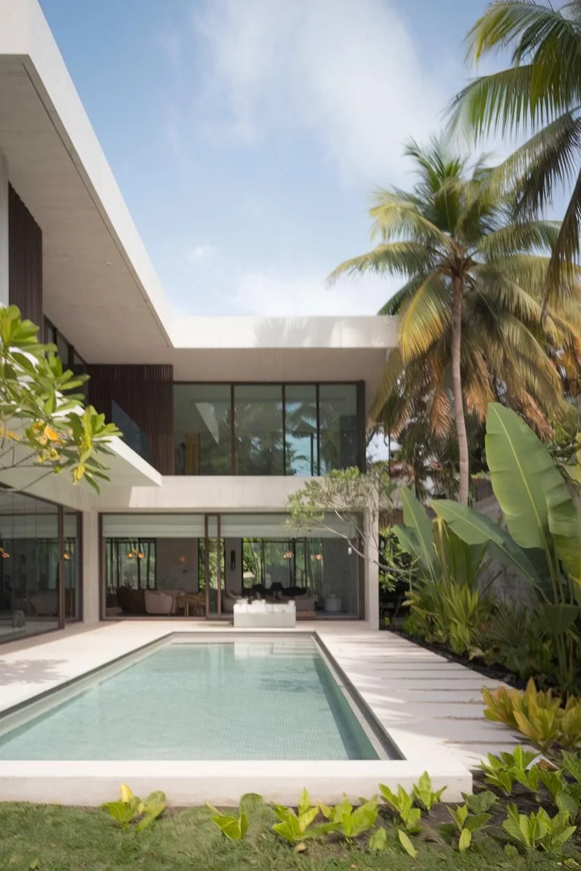A Tropical Water Retreat in Glass