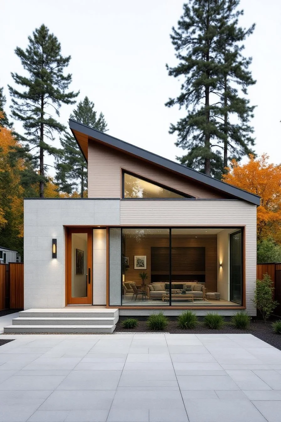 A Stylish Peak-Roofed Bungalow