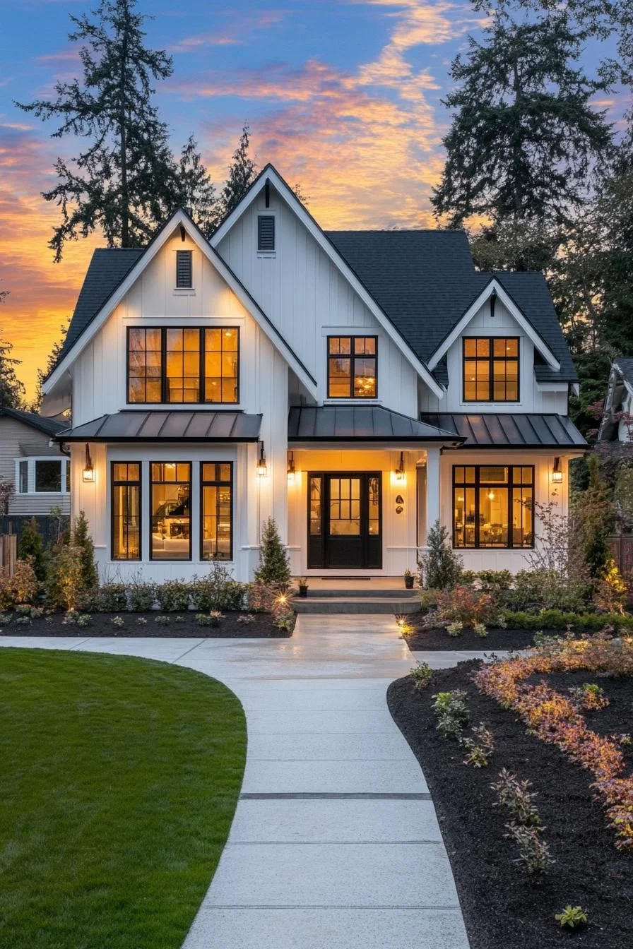 A Sunset Storybook Dwelling