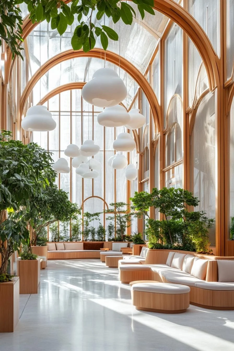 A Tranquil Sanctuary of Whimsical Clouds