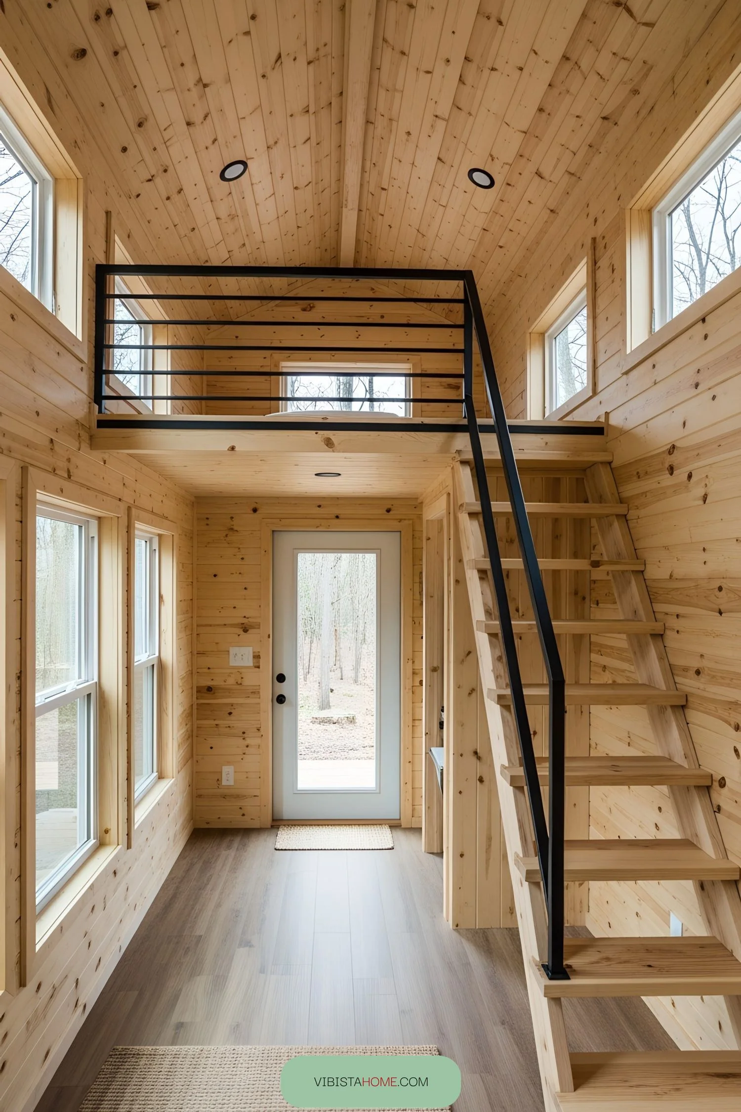 7. A Small Loft Home on Tiny Timber