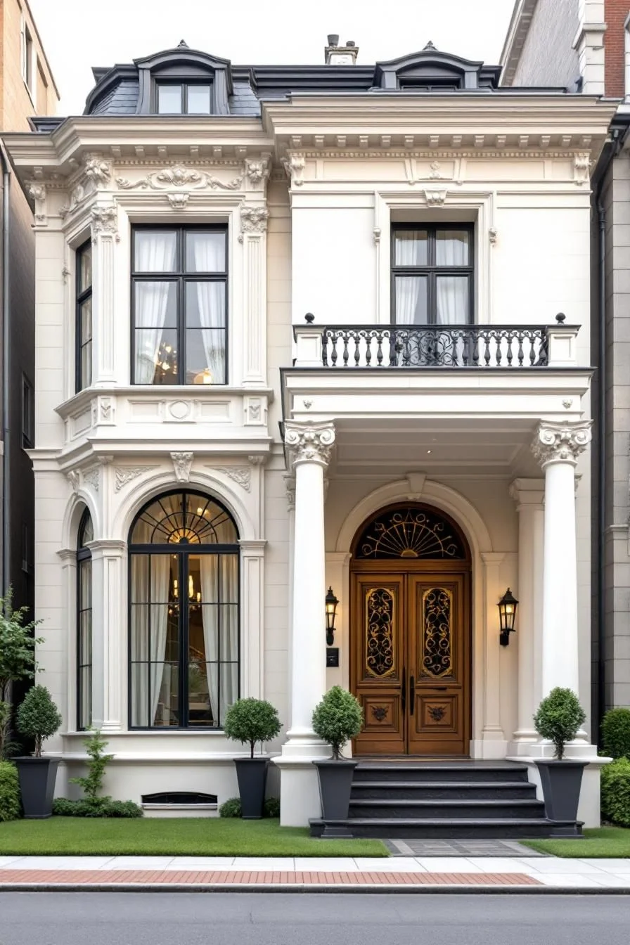 Stately Home With Ornate Details