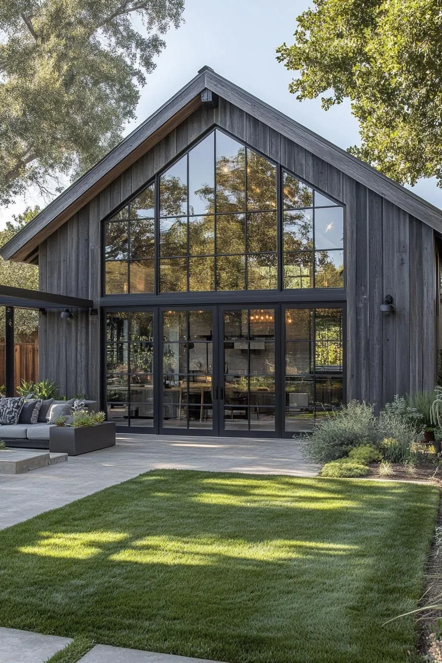 Rustic Glass-Front Barn Getaway