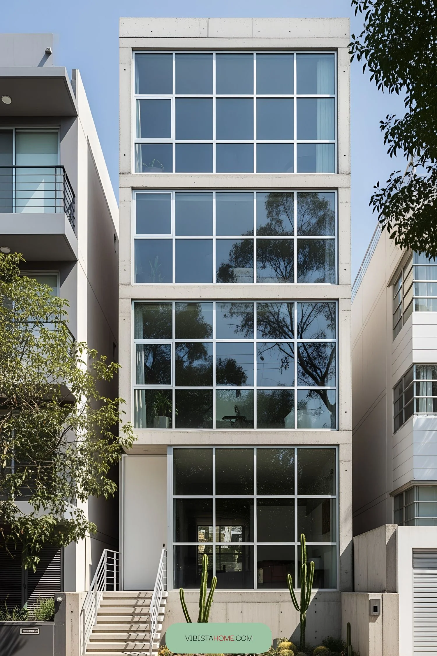 An Urban Glass Tower Full of Windows