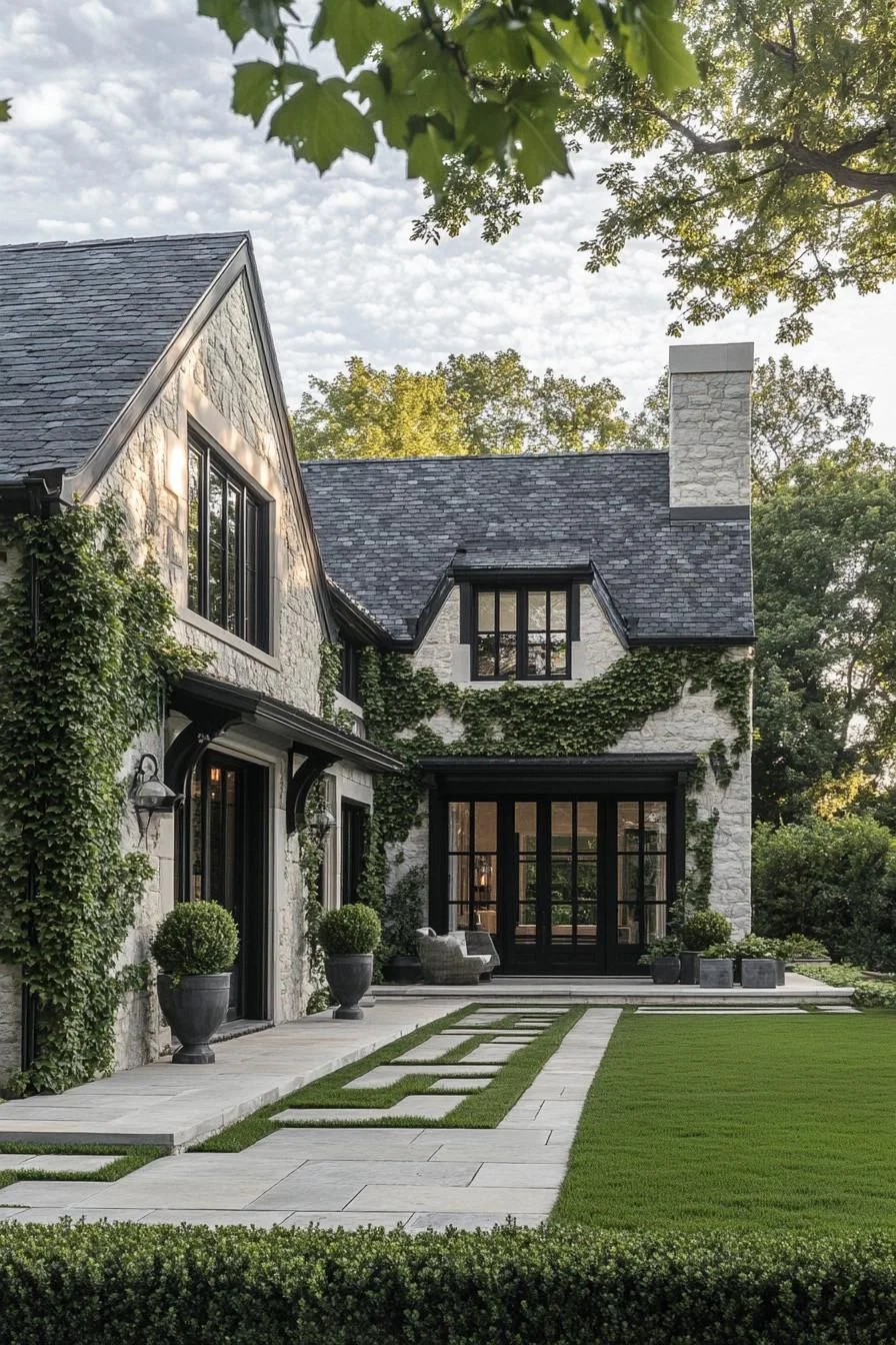 Ivy-Covered Cottage Exterior