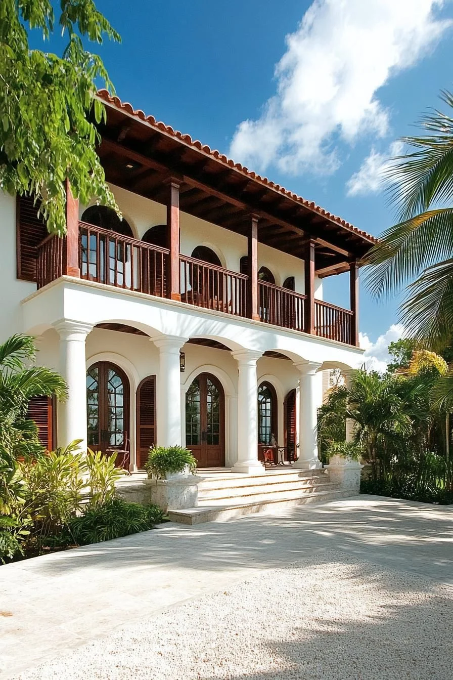 A Sunny West Indies Home With Grand Arches
