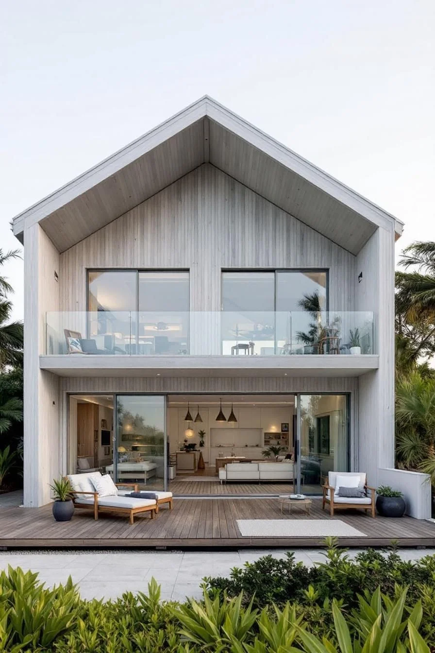 A Gabled Retreat on the Sand