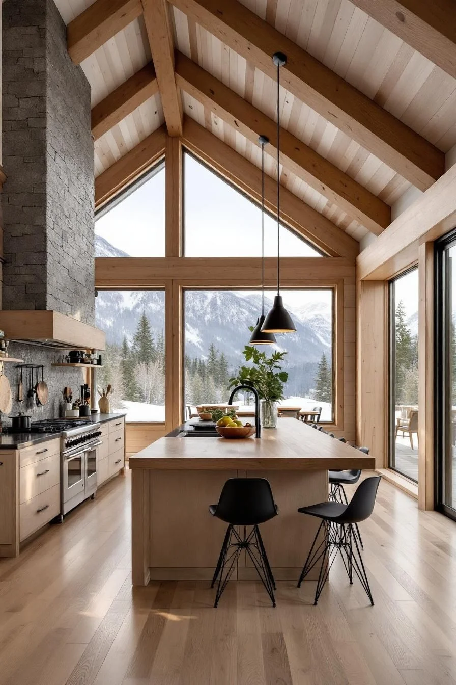 A Stylish Woodland Retreat With Cabin Flair