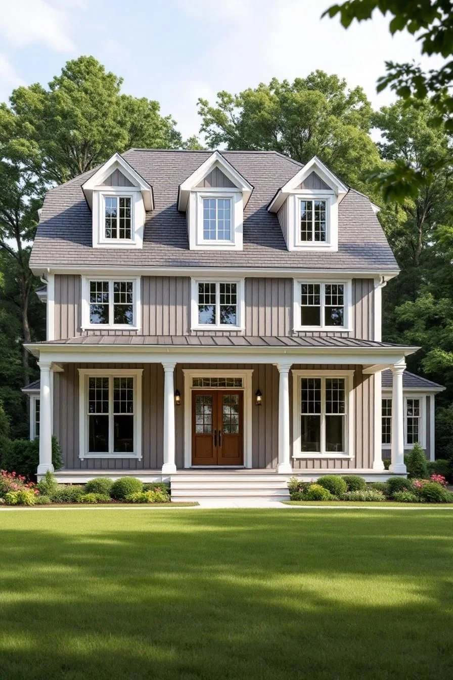 A Graceful Gabled Home