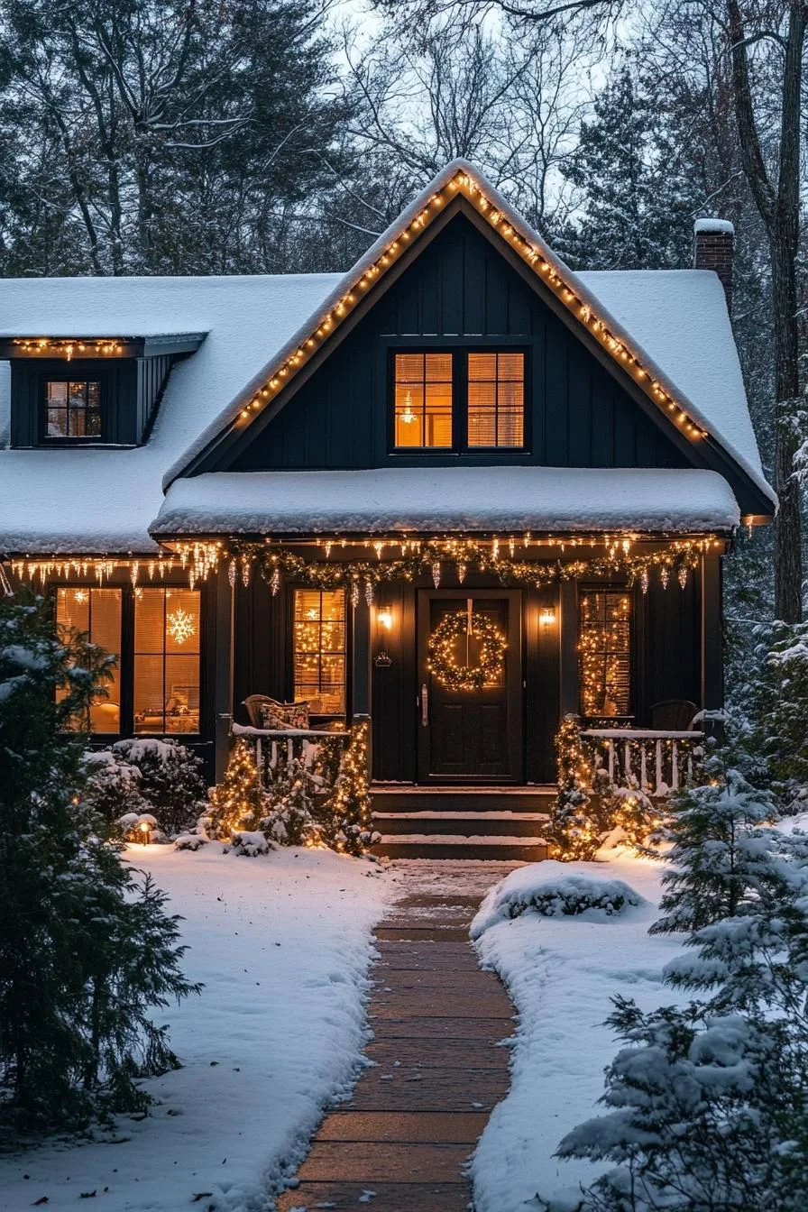 A Cozy Cottage in a Winter Wonderland