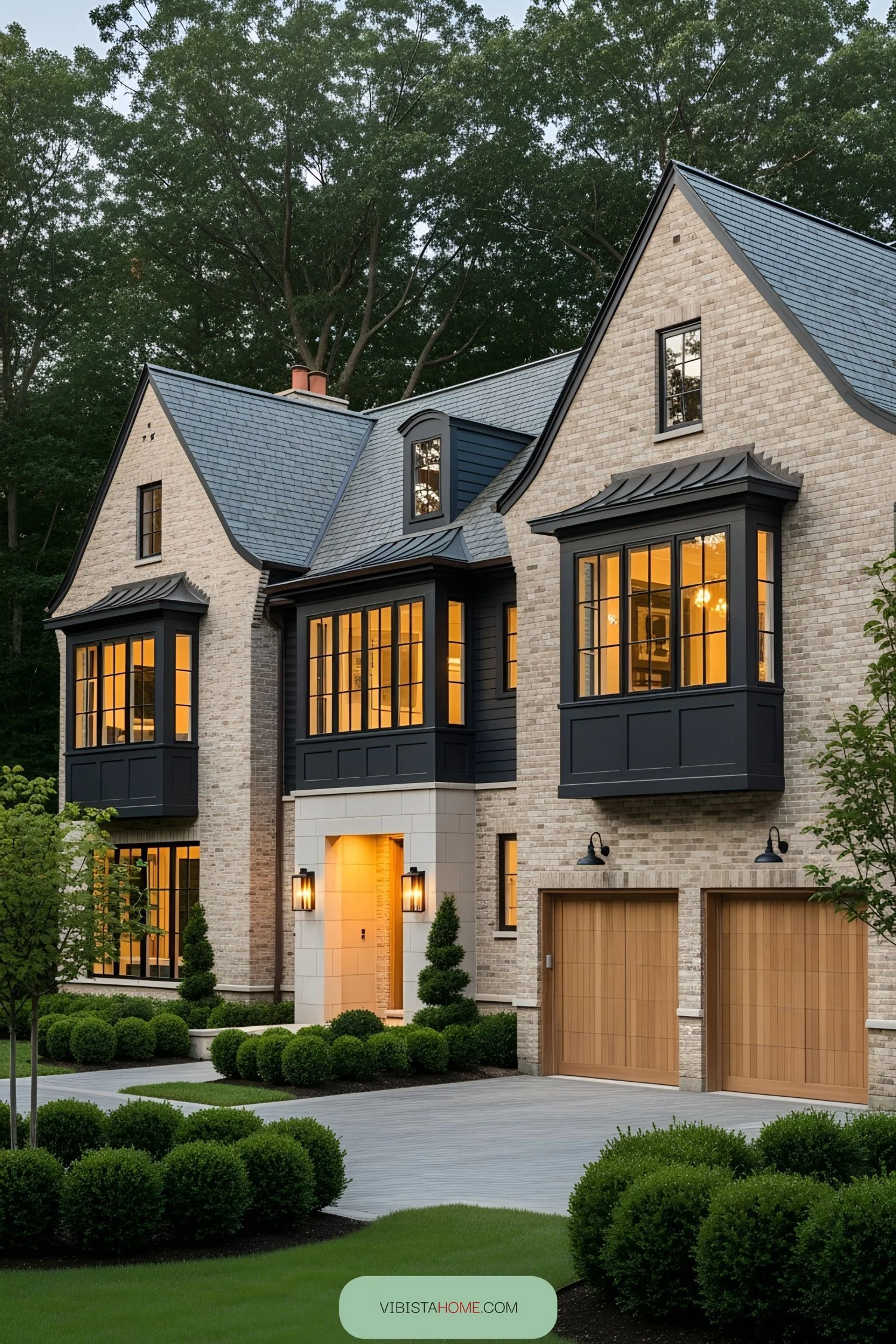 4) Brick Fortress With Warm Lighting