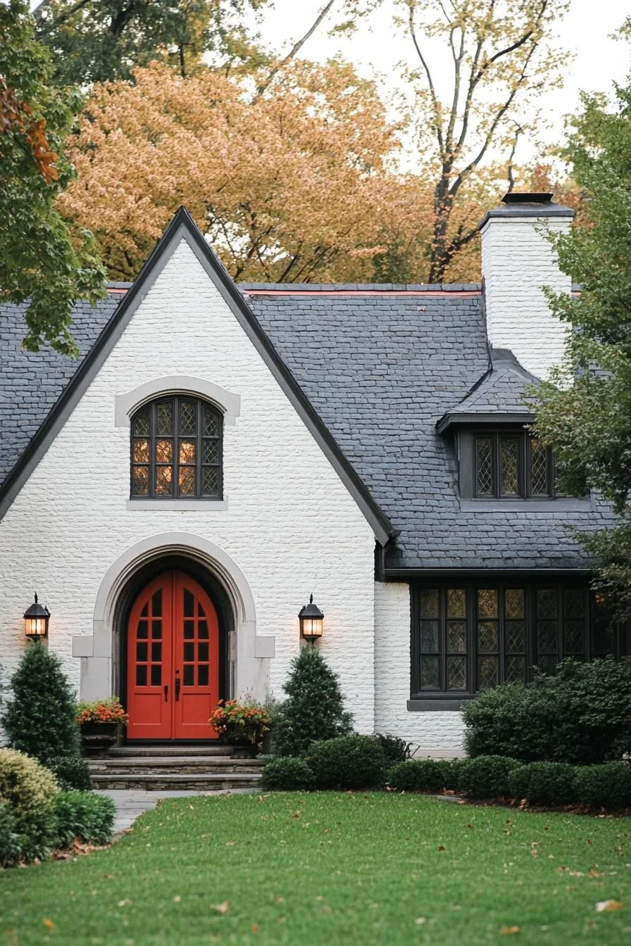 A Tudor Story Told Through a Red Door