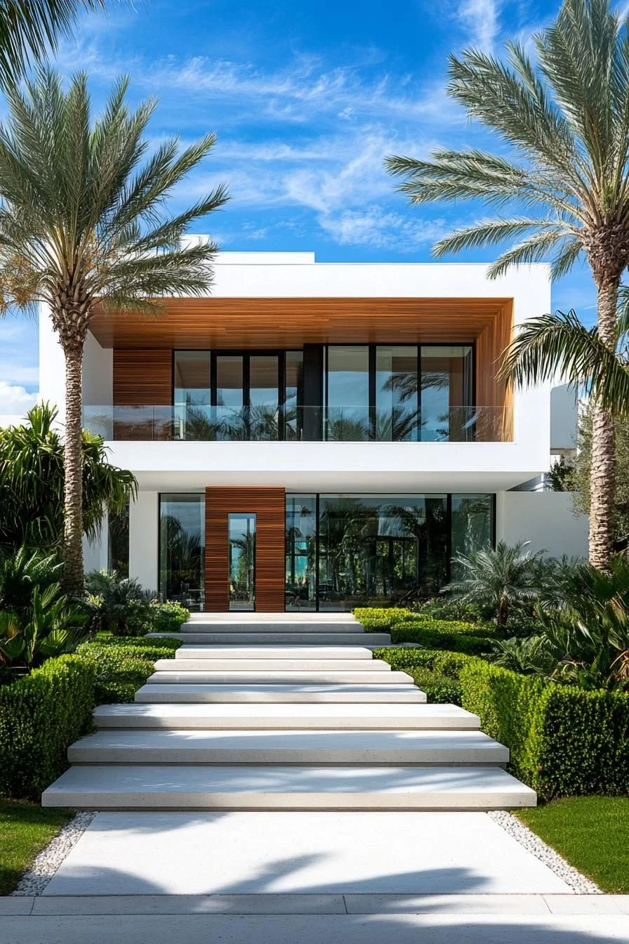 A Pavilion Surrounded by Palms
