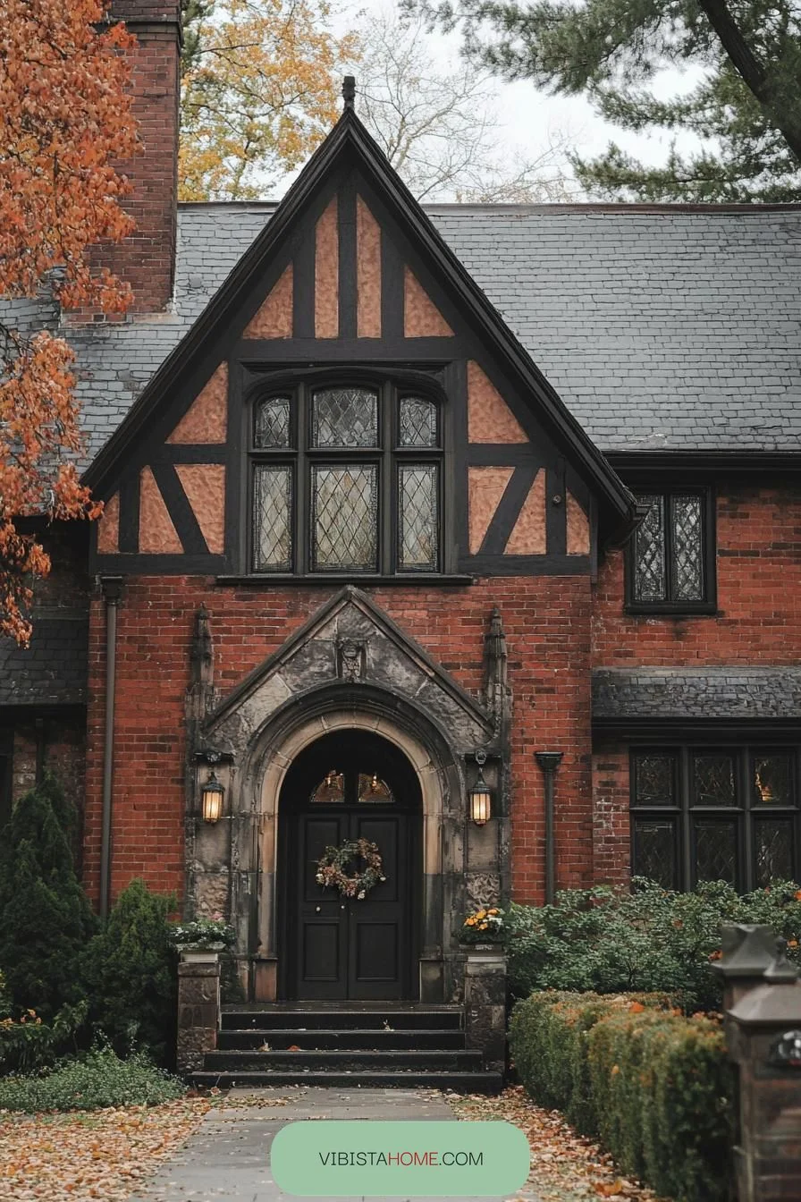 Gabled Stone Dwelling with Majesty