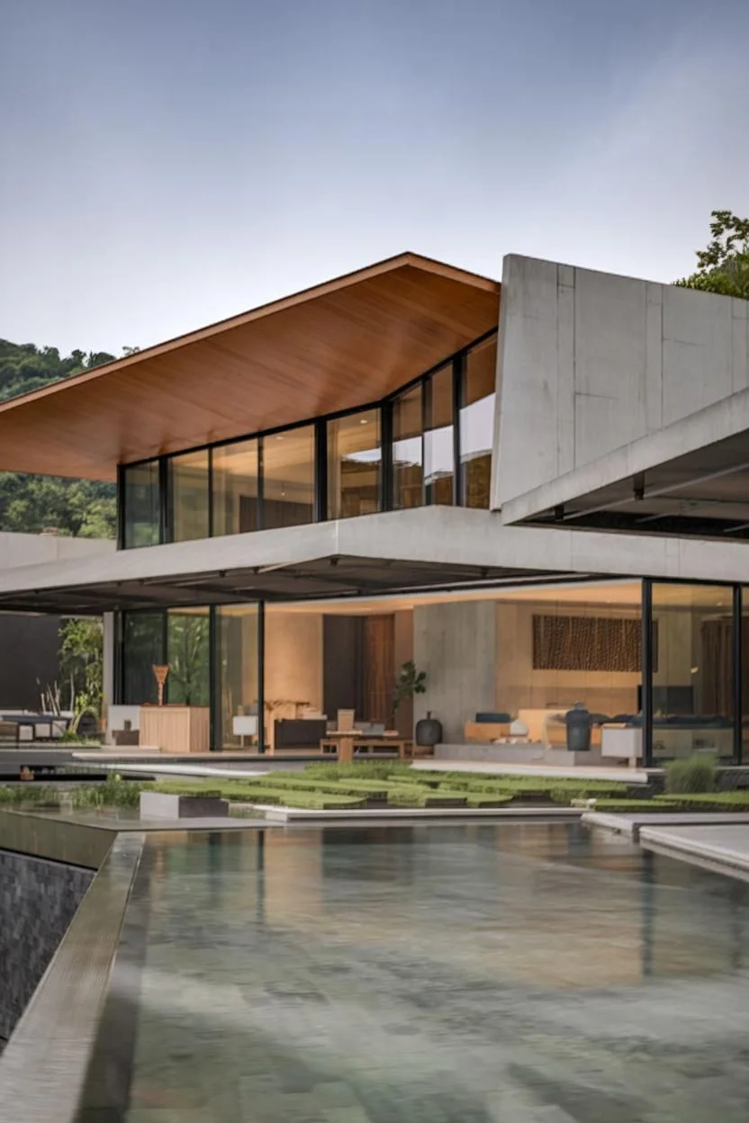 A Glassy Abode with Floating Splendor