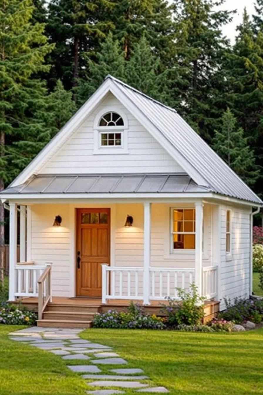 Compact Timber Cabin Design
