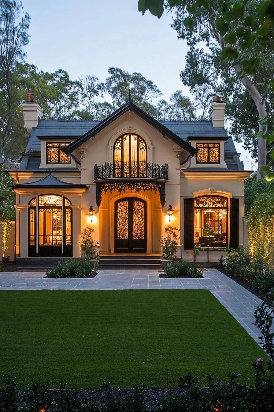 A Victorian Gem Glowing at Twilight in Melbourne