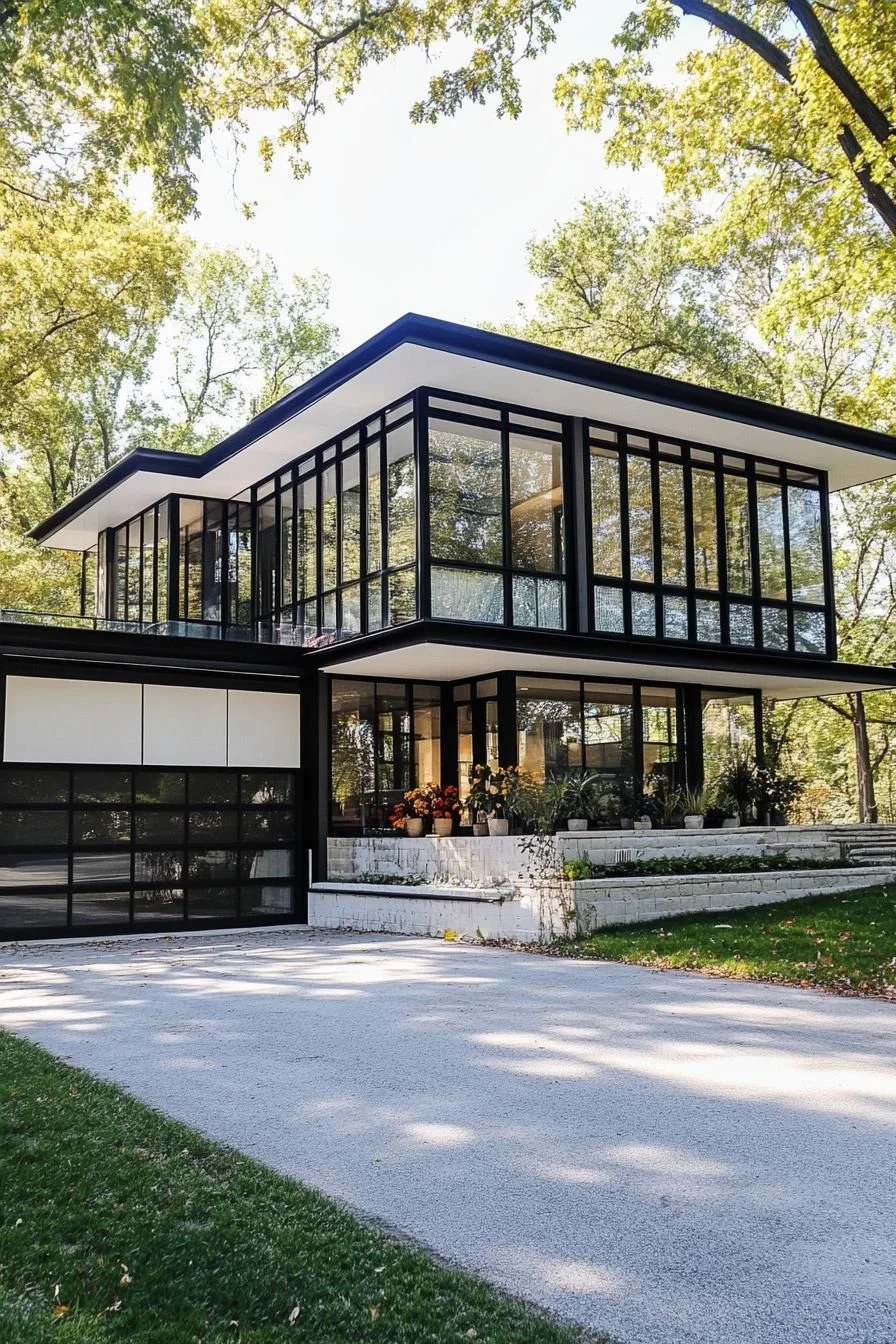 Glass-Filled Dream: A Modern Marvel in the Forest