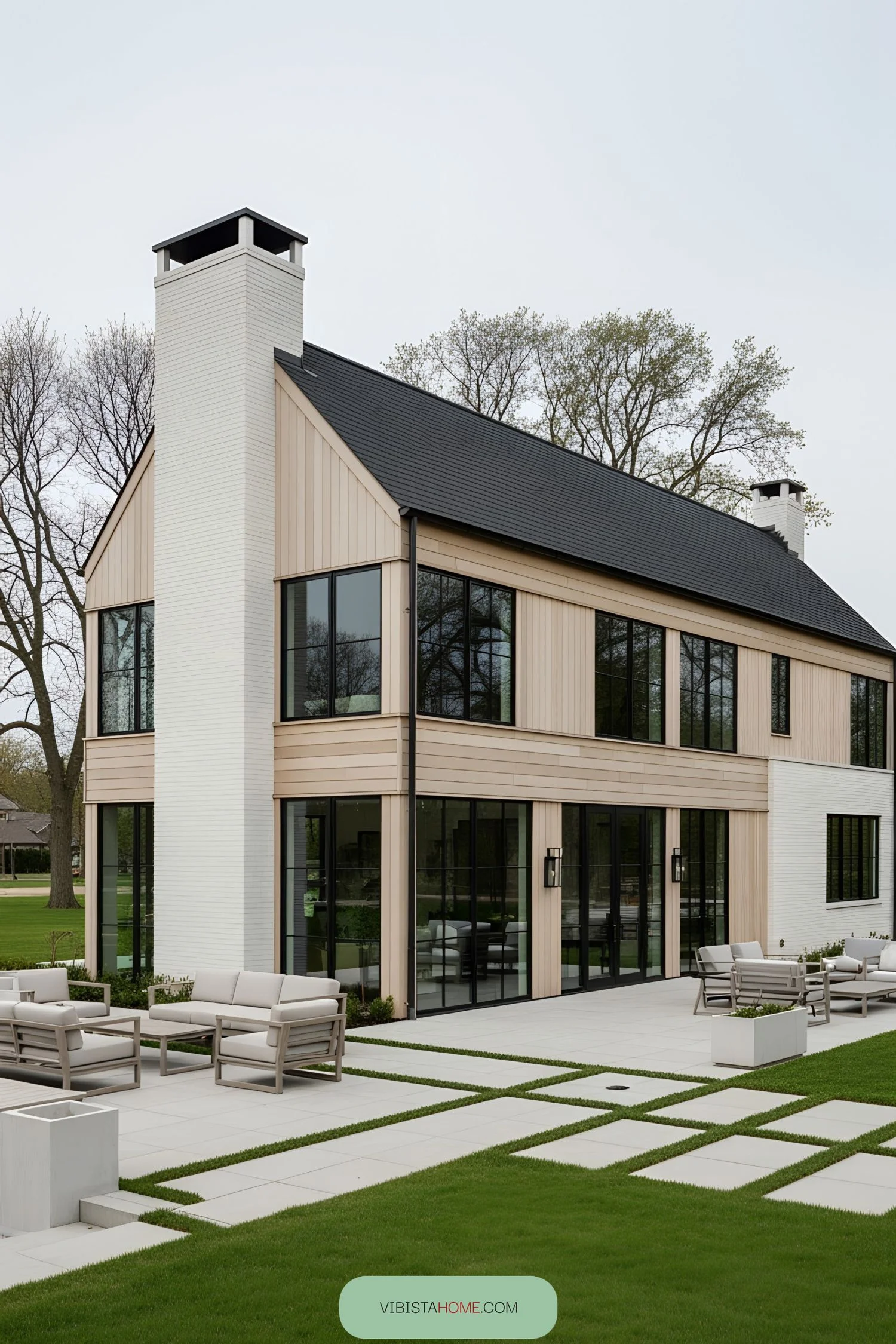 Glass Gables and Timber Details in Scandinavian Design