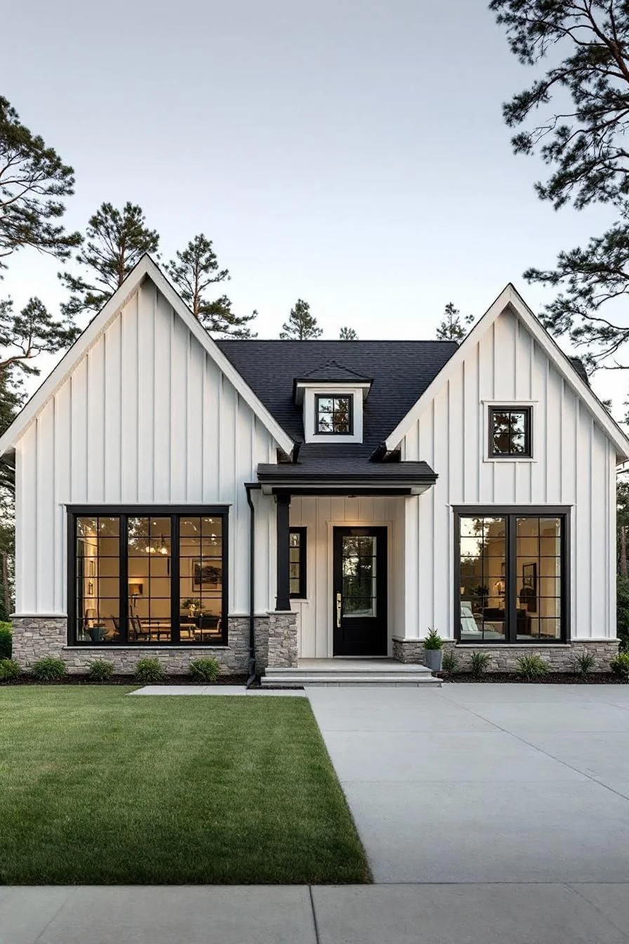 Graceful Gabled House Style