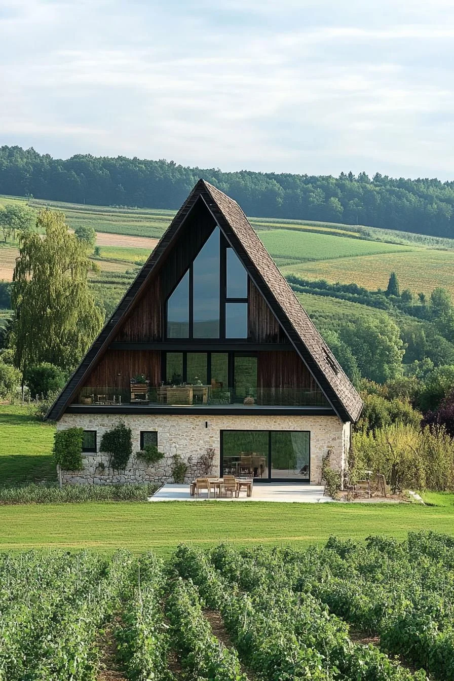 A-Frame Design With Panoramic Windows - photo 4