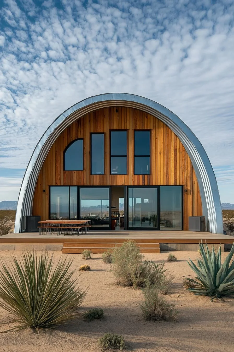 A Quaint Arched Home on Sandy Ground