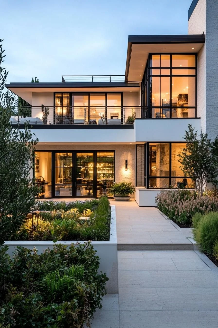 A Clean-Lined Glass Escape