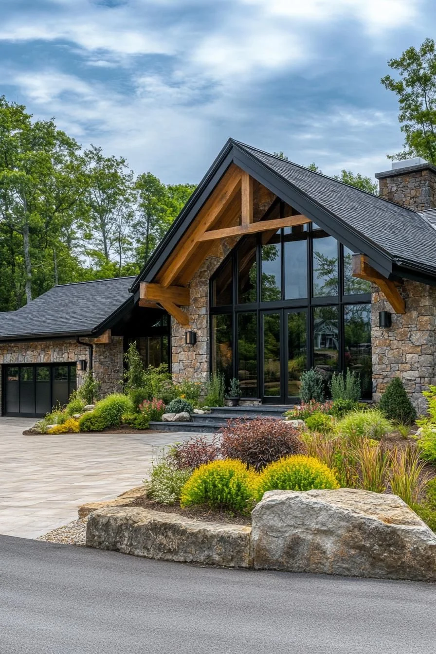 A Stone Home With a View