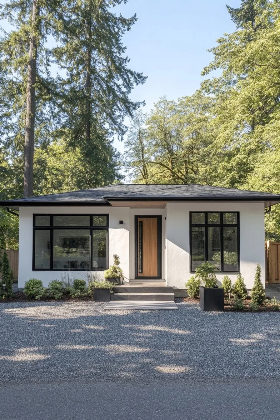 A Cozy Cabin-Style Woodland Bungalow