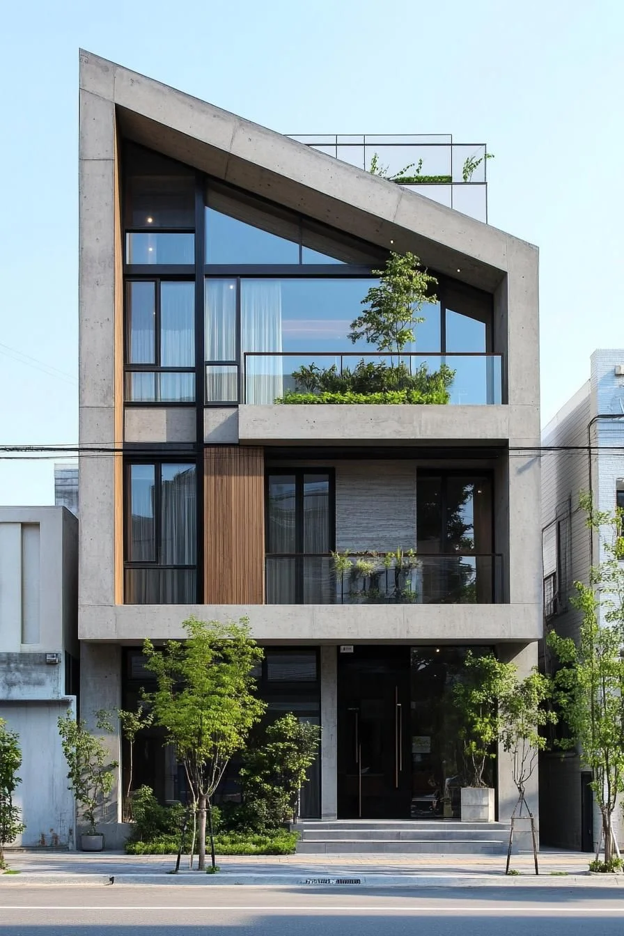 A Zen Garden Built From Concrete