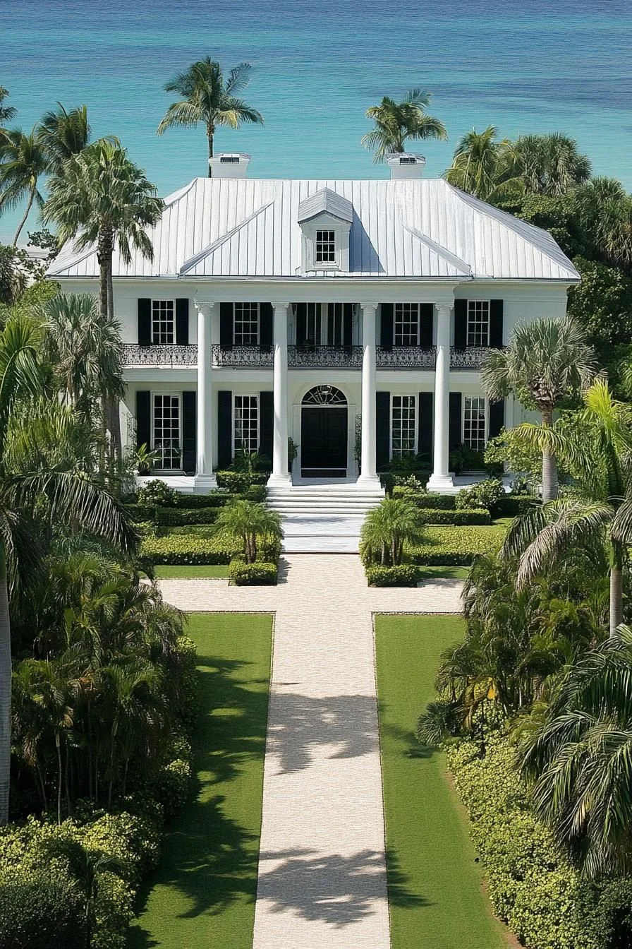 Stately Columns by the Shore