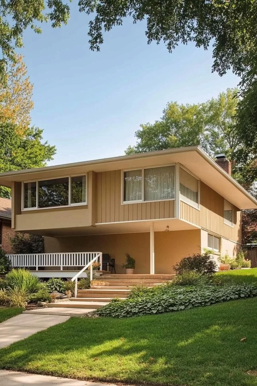 Charming Split Level Design