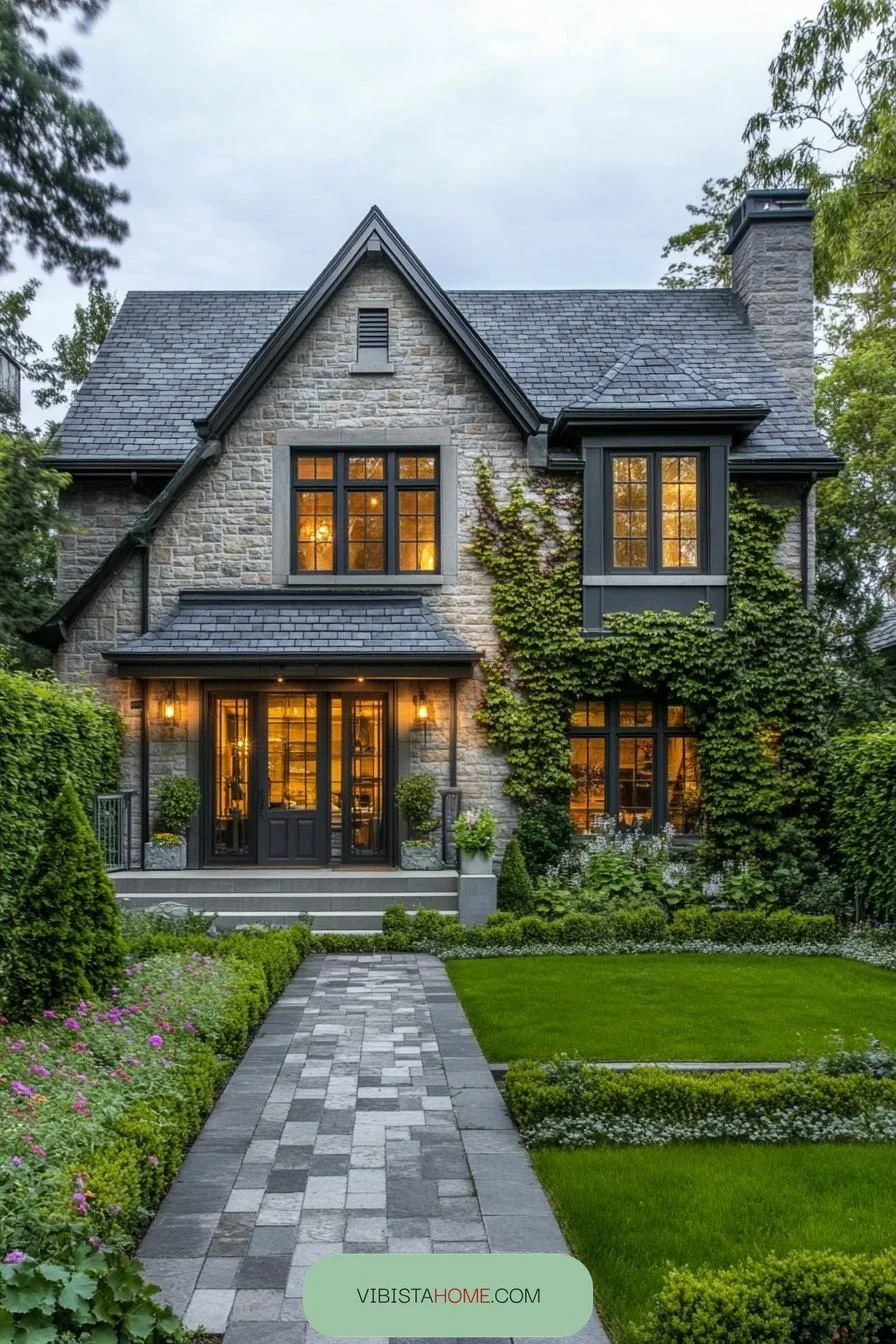 Ivy Adornment on an Enchanting Stone Gem