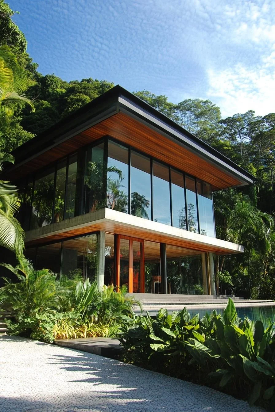 A Glass Hideout in the Jungle
