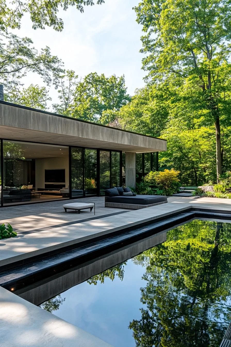 A Zen Den by the Reflecting Pool