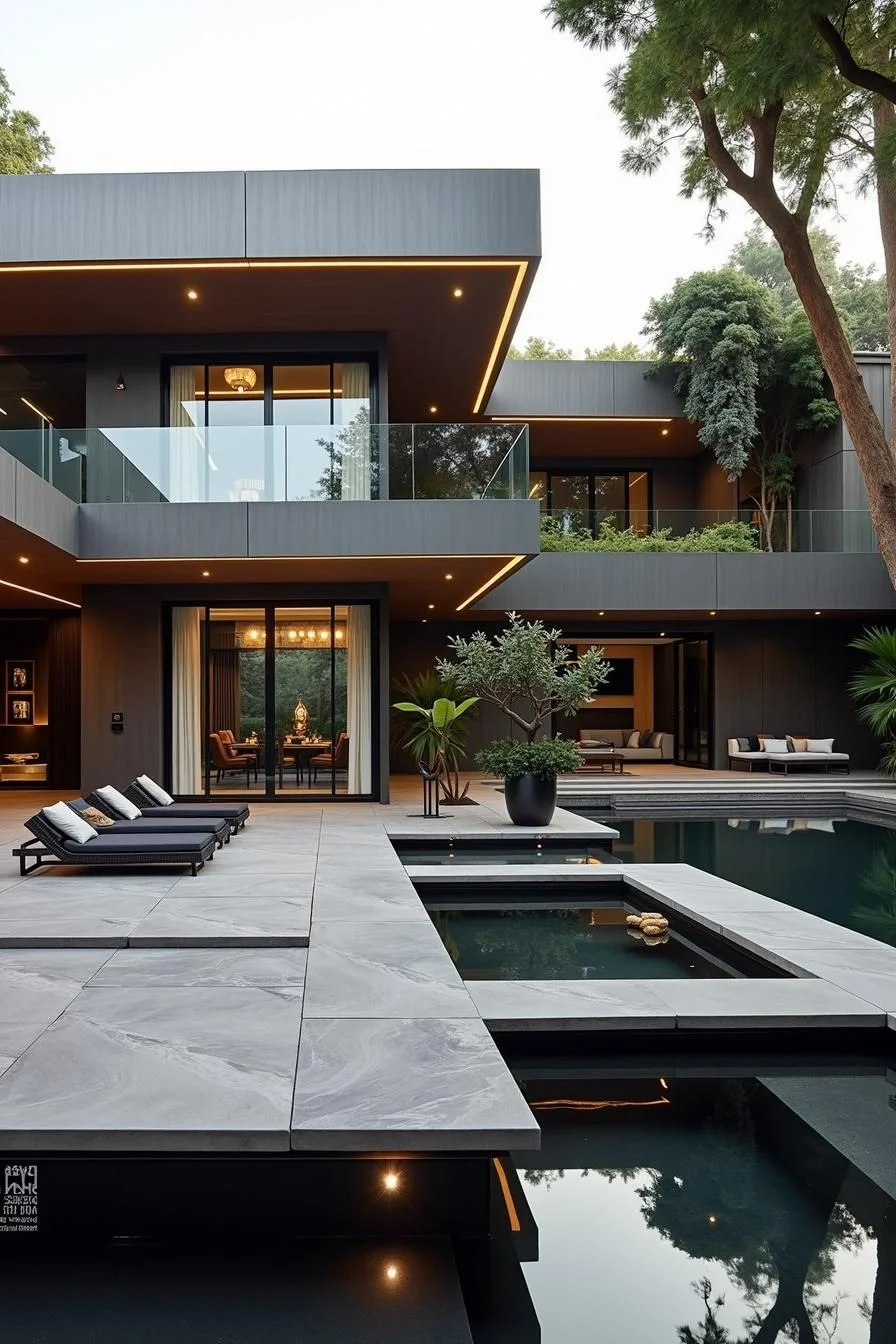 Glass and Shadows in Harmony